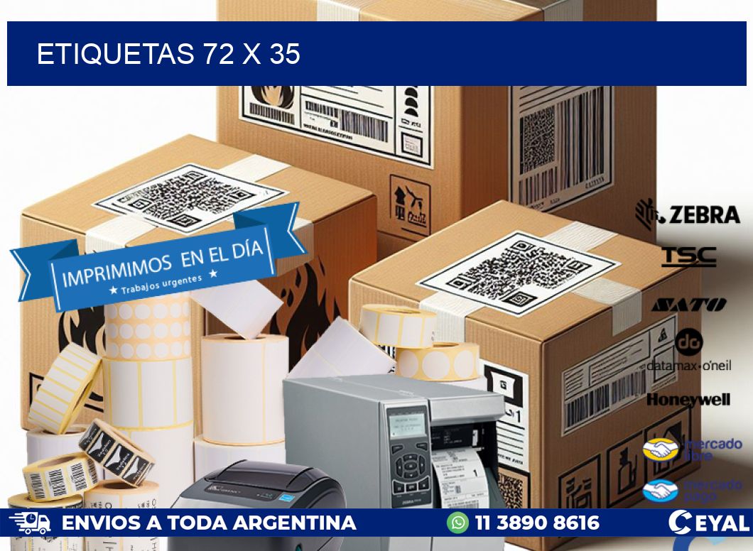 ETIQUETAS 72 x 35