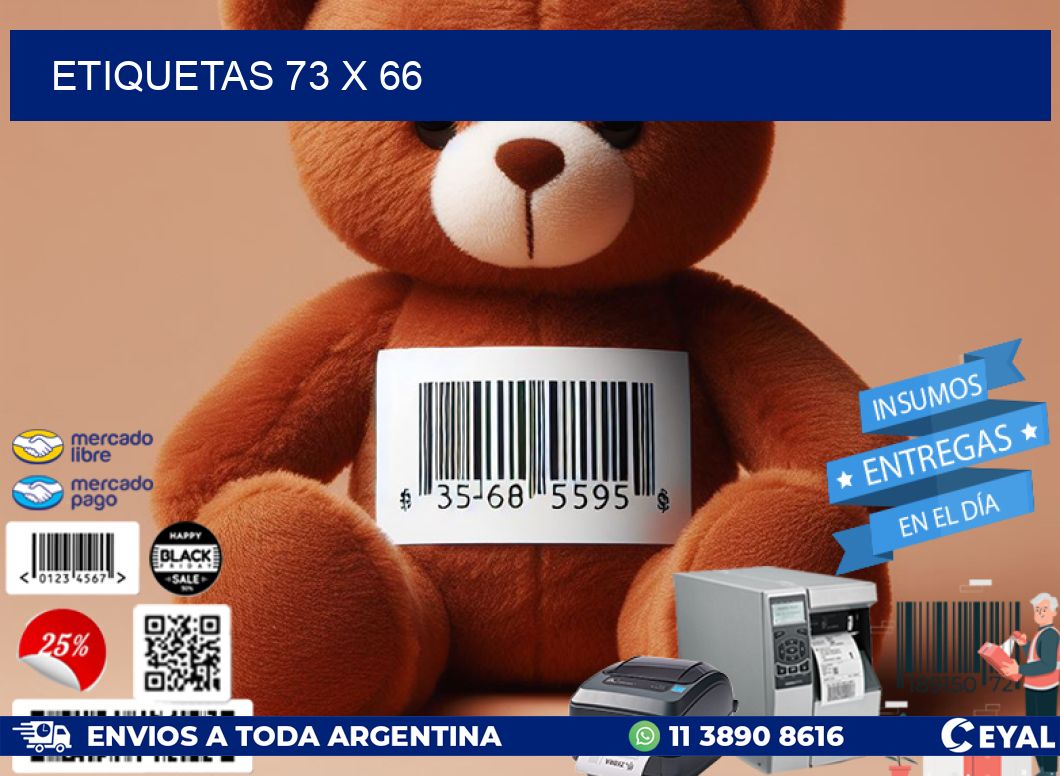 ETIQUETAS 73 x 66