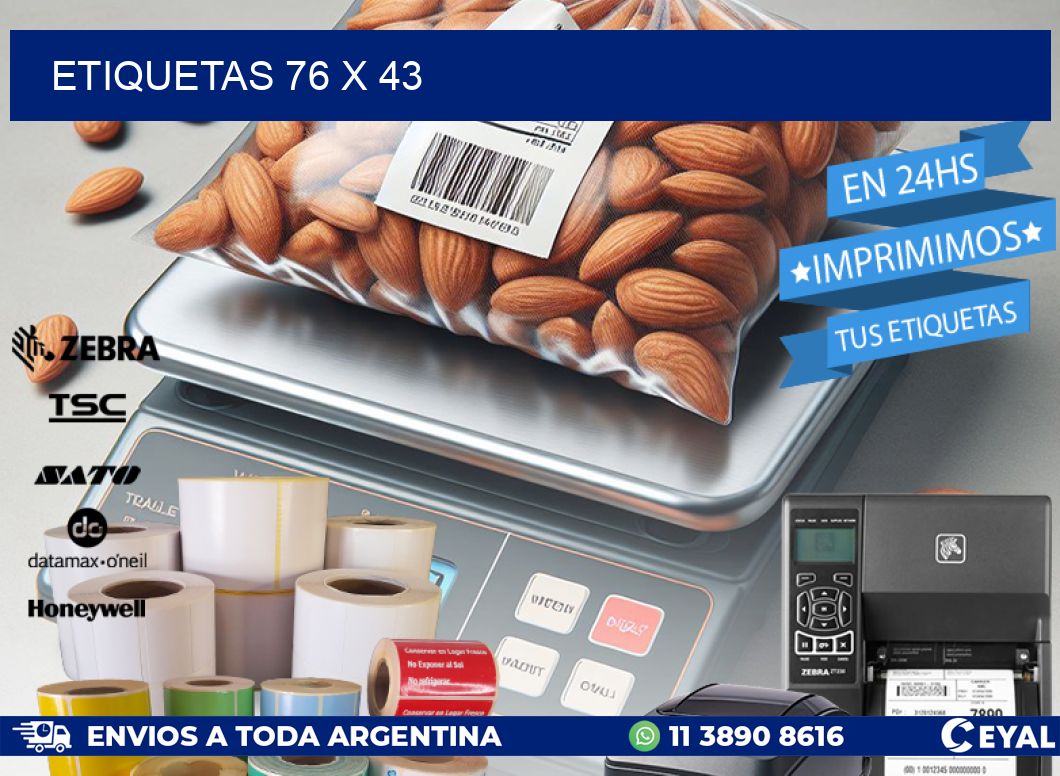 ETIQUETAS 76 x 43