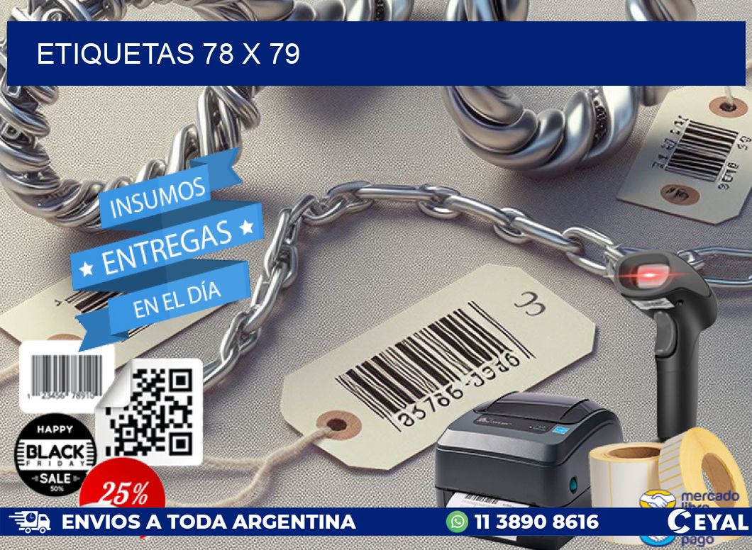 ETIQUETAS 78 x 79