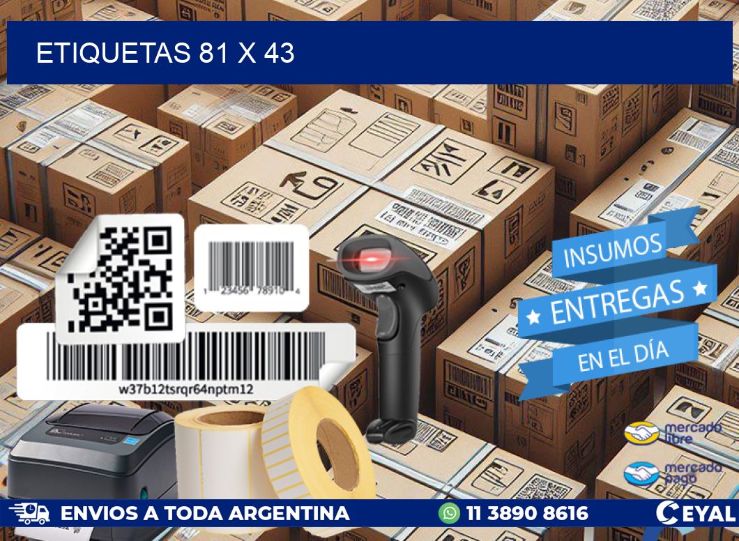 ETIQUETAS 81 x 43
