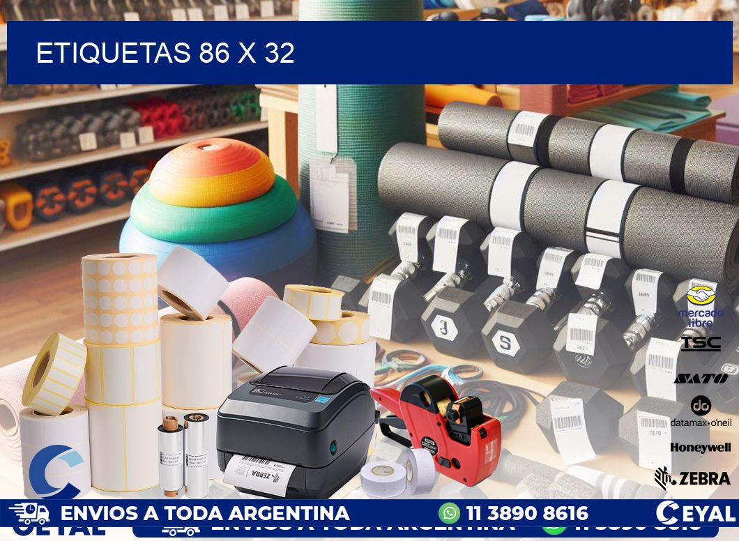 ETIQUETAS 86 x 32