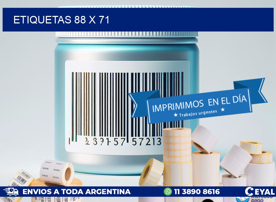 ETIQUETAS 88 x 71