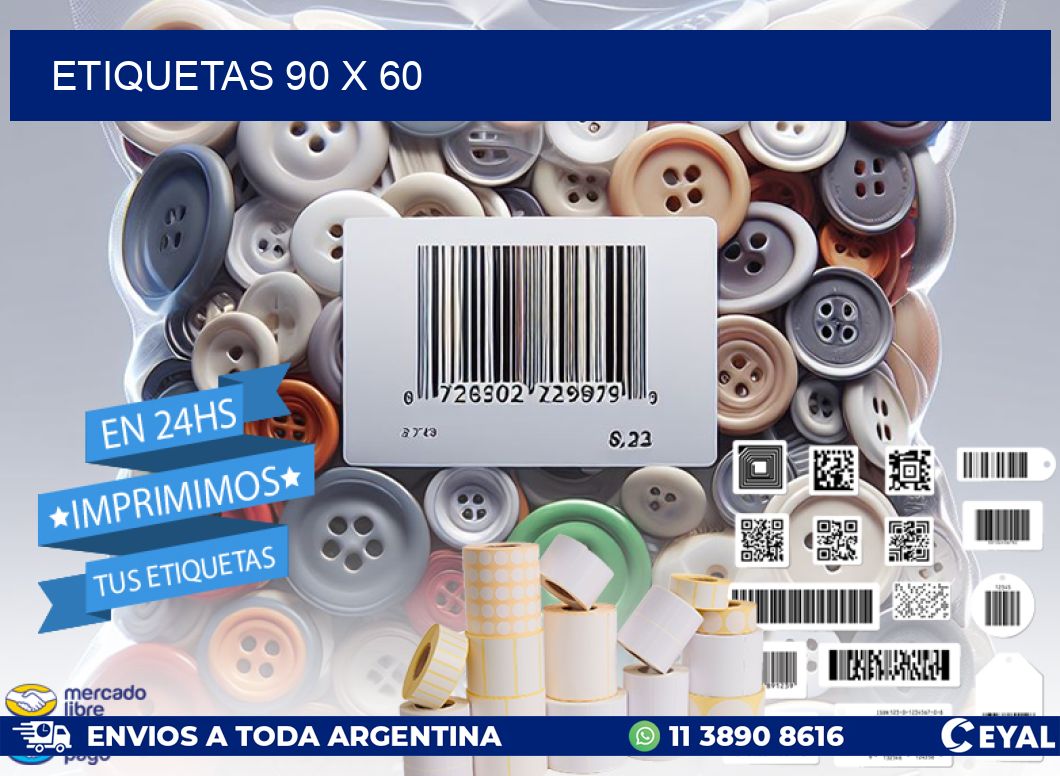 ETIQUETAS 90 x 60