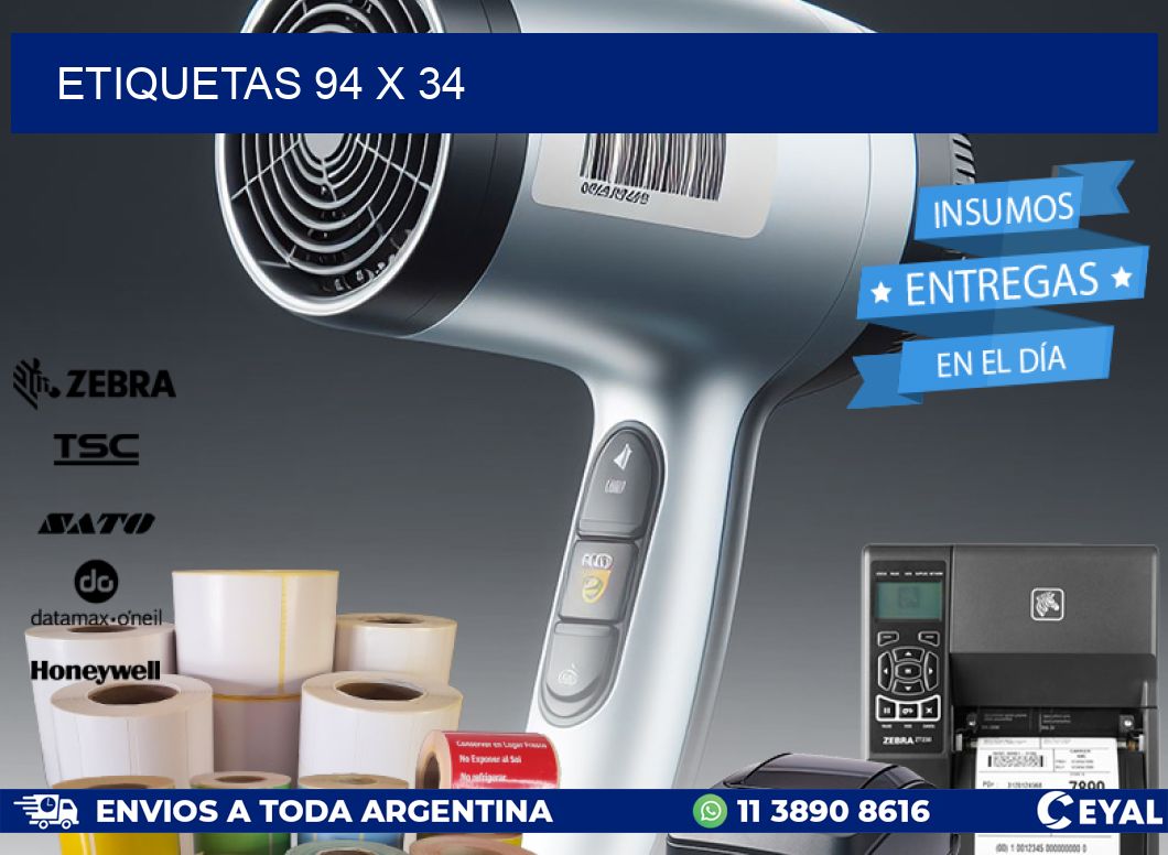 ETIQUETAS 94 x 34
