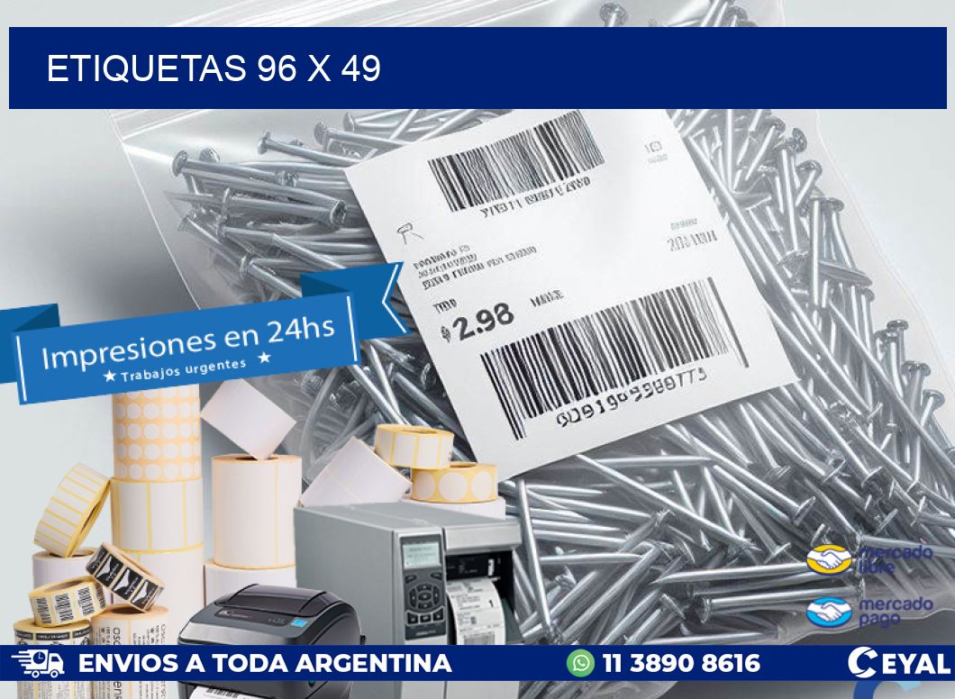 ETIQUETAS 96 x 49
