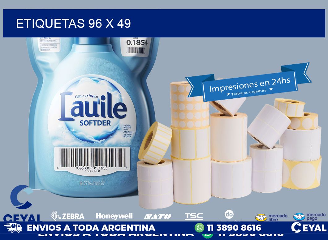 ETIQUETAS 96 x 49