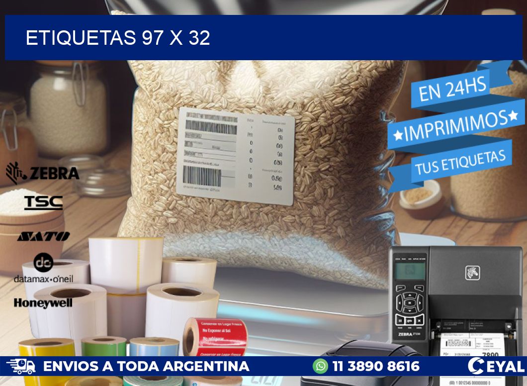 ETIQUETAS 97 x 32
