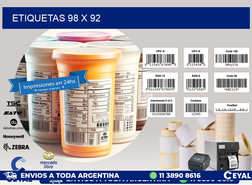 ETIQUETAS 98 x 92