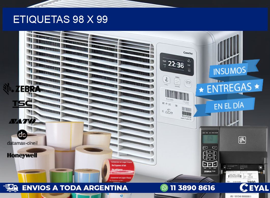 ETIQUETAS 98 x 99