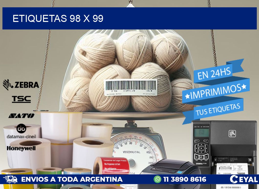 ETIQUETAS 98 x 99