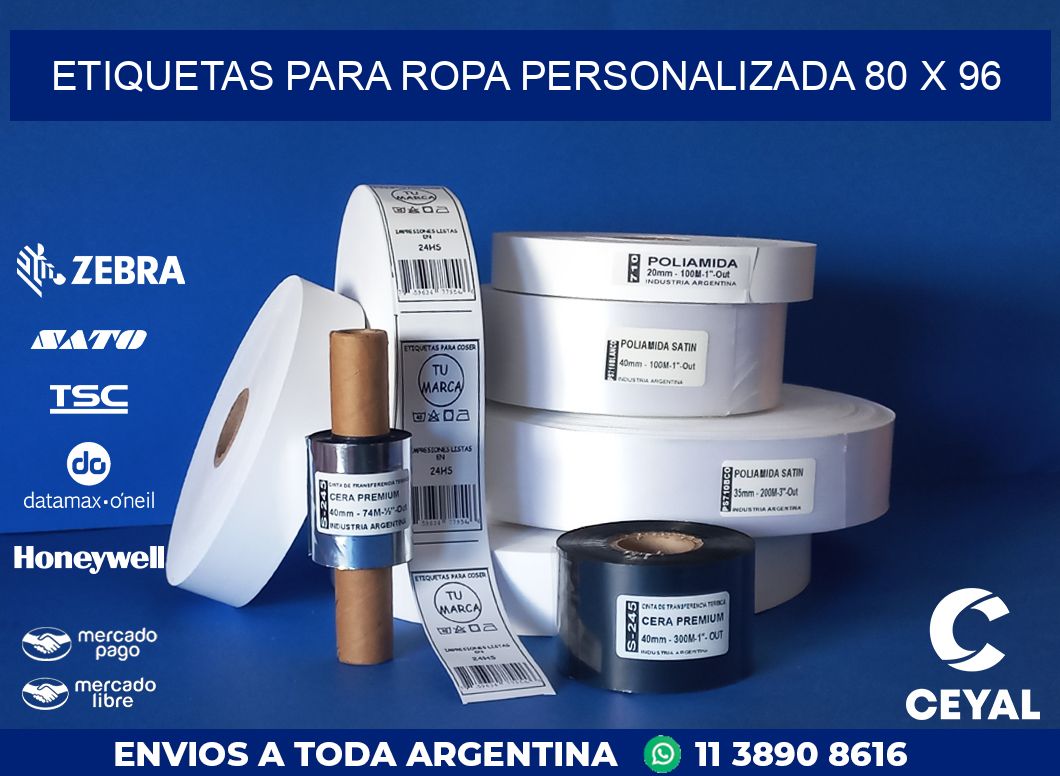 ETIQUETAS PARA ROPA PERSONALIZADA 80 x 96
