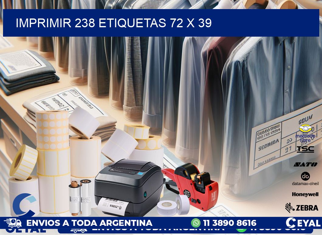 IMPRIMIR 238 ETIQUETAS 72 x 39