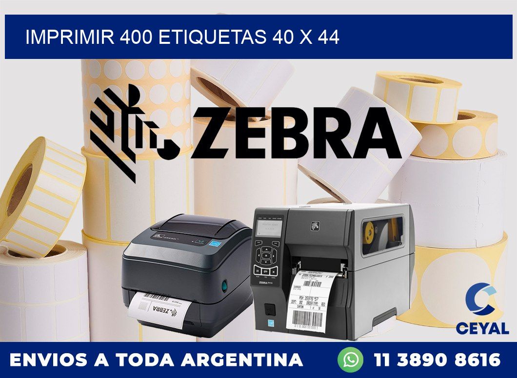 IMPRIMIR 400 ETIQUETAS 40 x 44