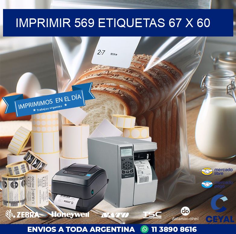 IMPRIMIR 569 ETIQUETAS 67 x 60