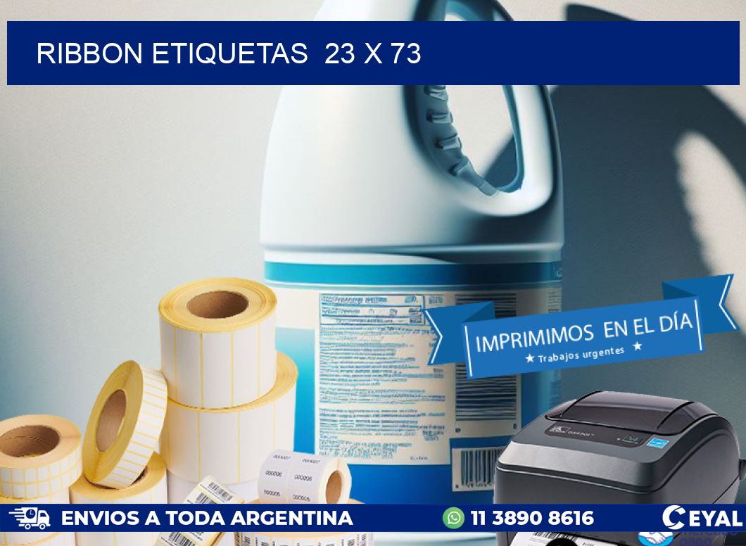 RIBBON ETIQUETAS  23 x 73