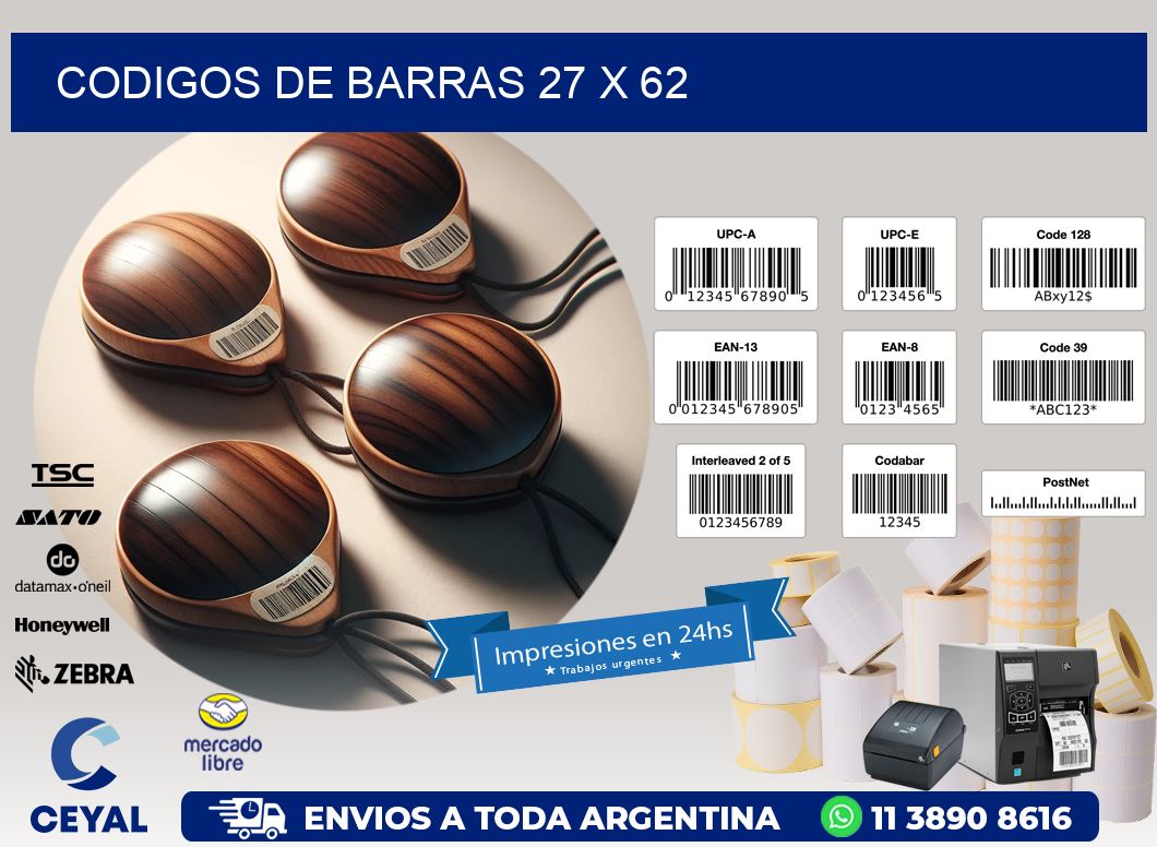 codigos de barras 27 x 62