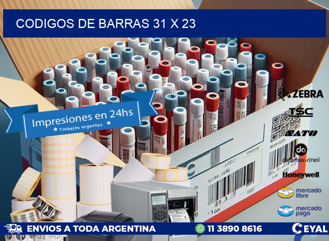 codigos de barras 31 x 23
