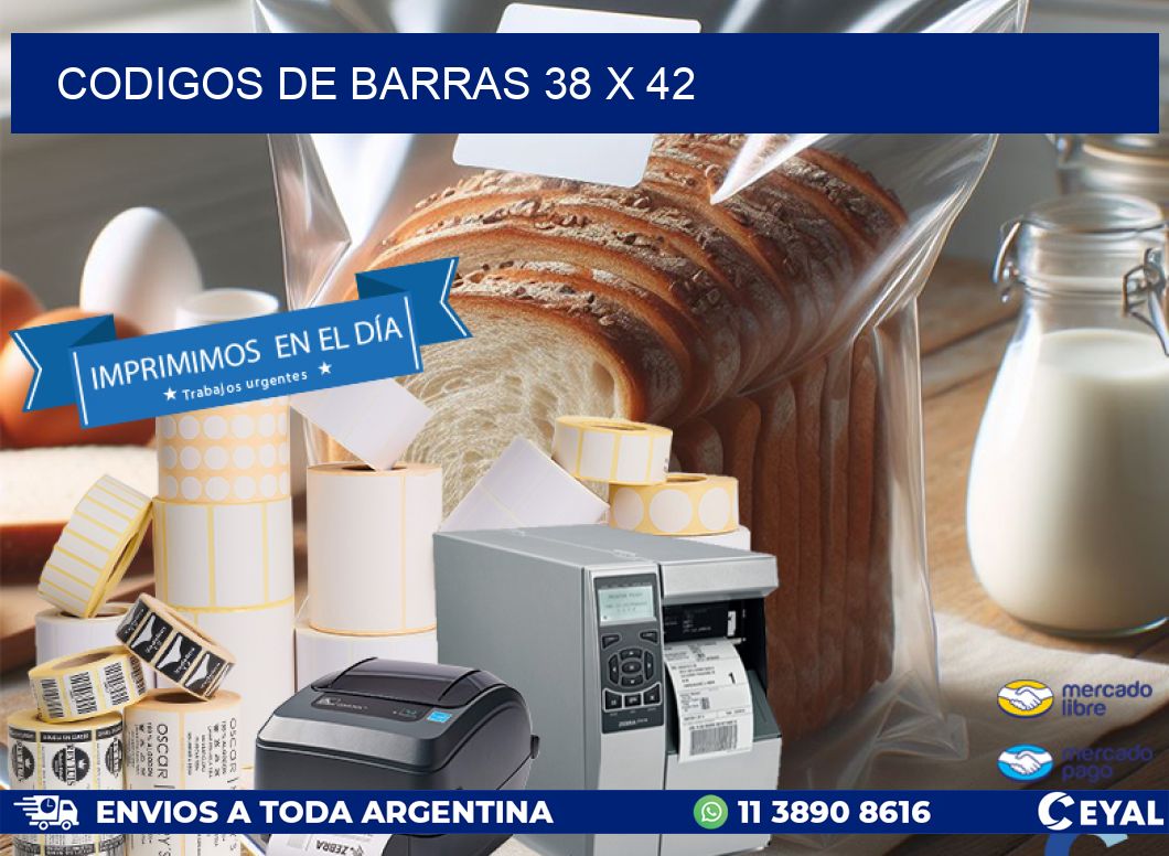 codigos de barras 38 x 42