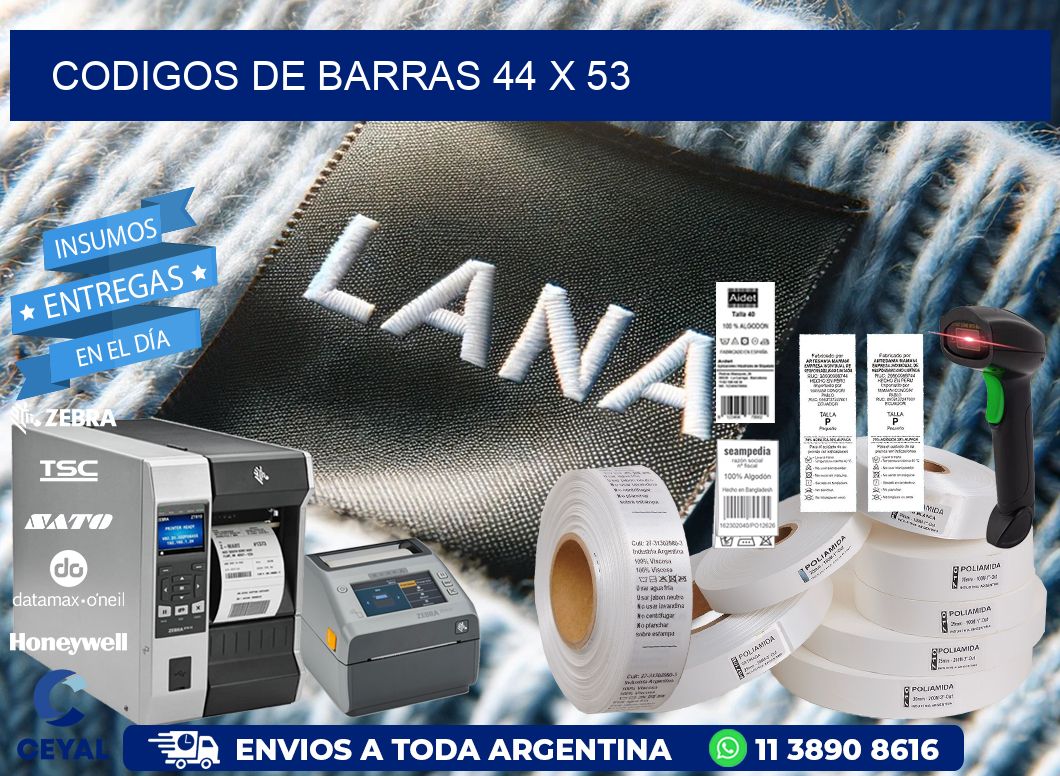 codigos de barras 44 x 53