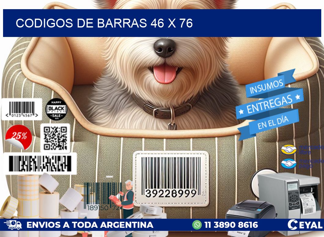 codigos de barras 46 x 76