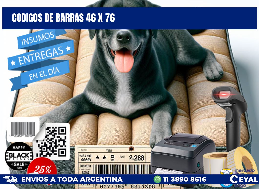 codigos de barras 46 x 76