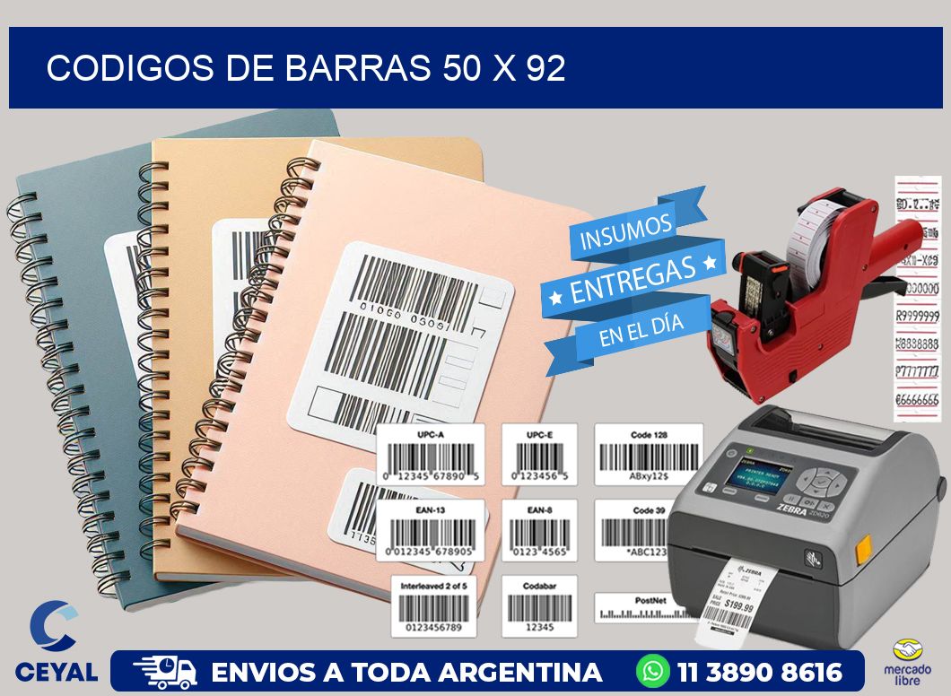 codigos de barras 50 x 92
