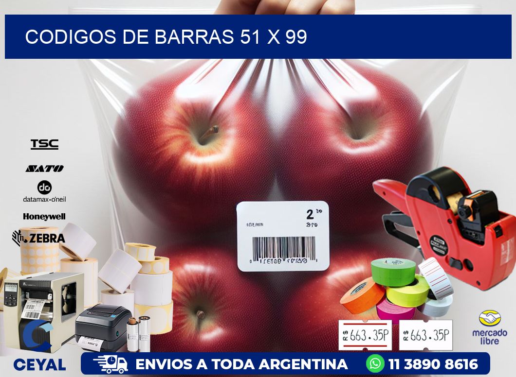 codigos de barras 51 x 99
