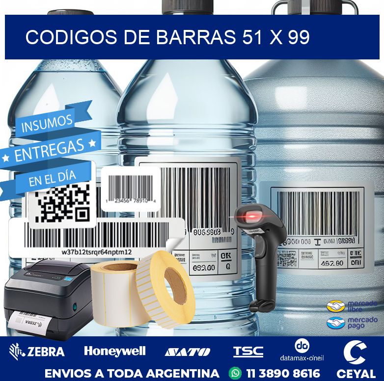 codigos de barras 51 x 99