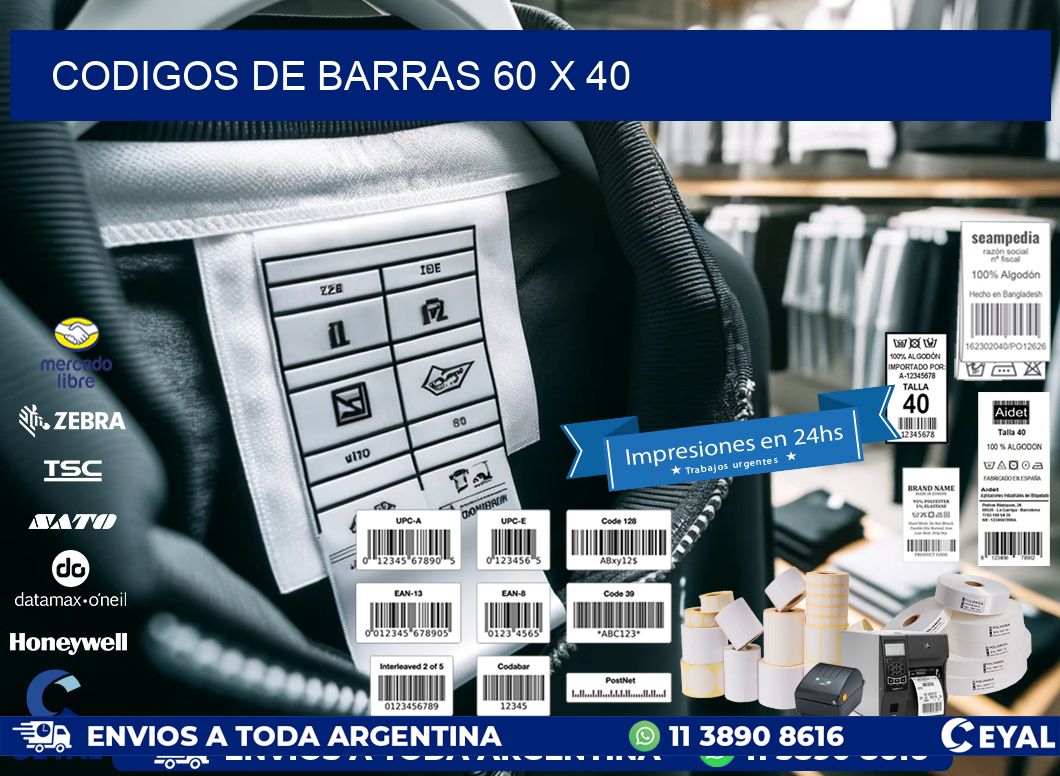 codigos de barras 60 x 40