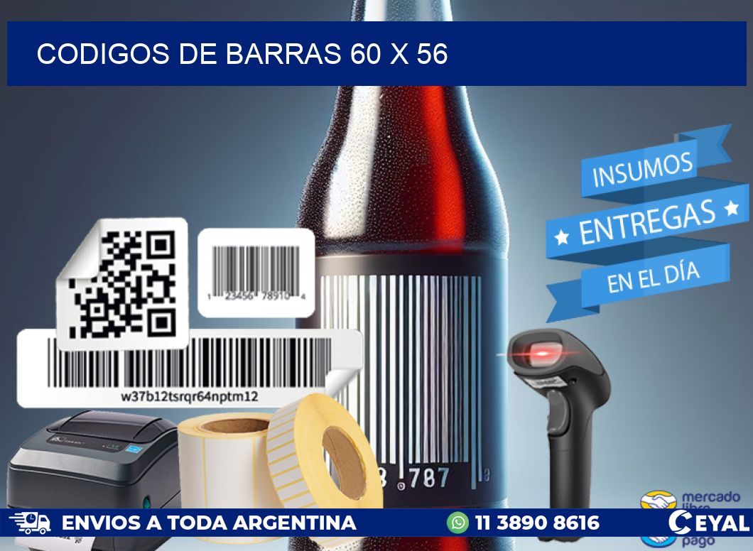codigos de barras 60 x 56