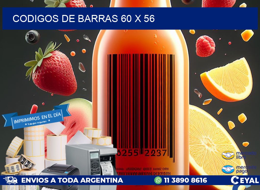codigos de barras 60 x 56