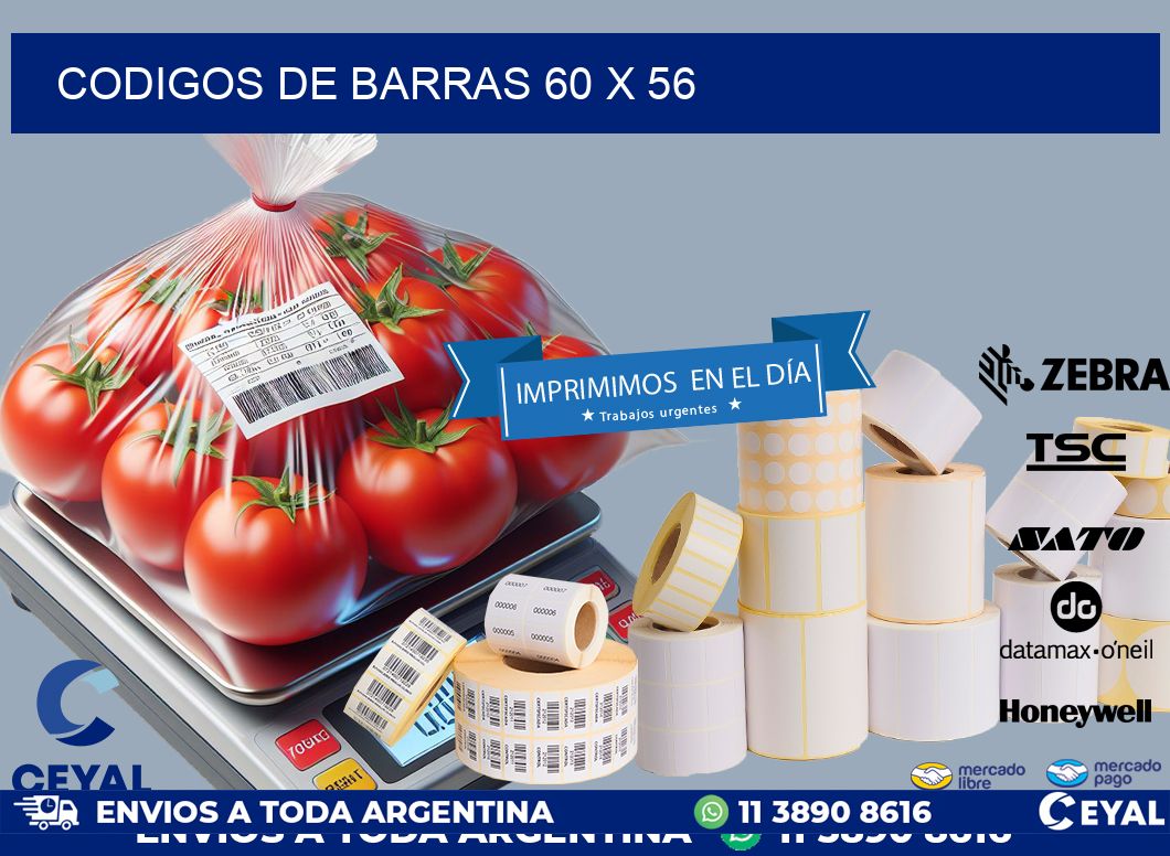 codigos de barras 60 x 56