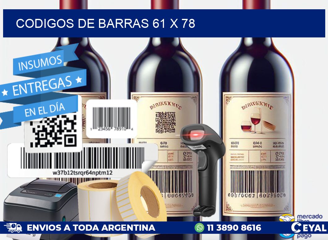 codigos de barras 61 x 78