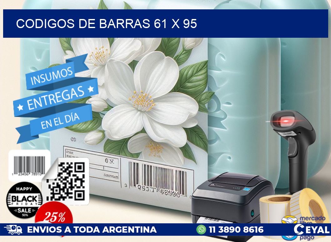 codigos de barras 61 x 95