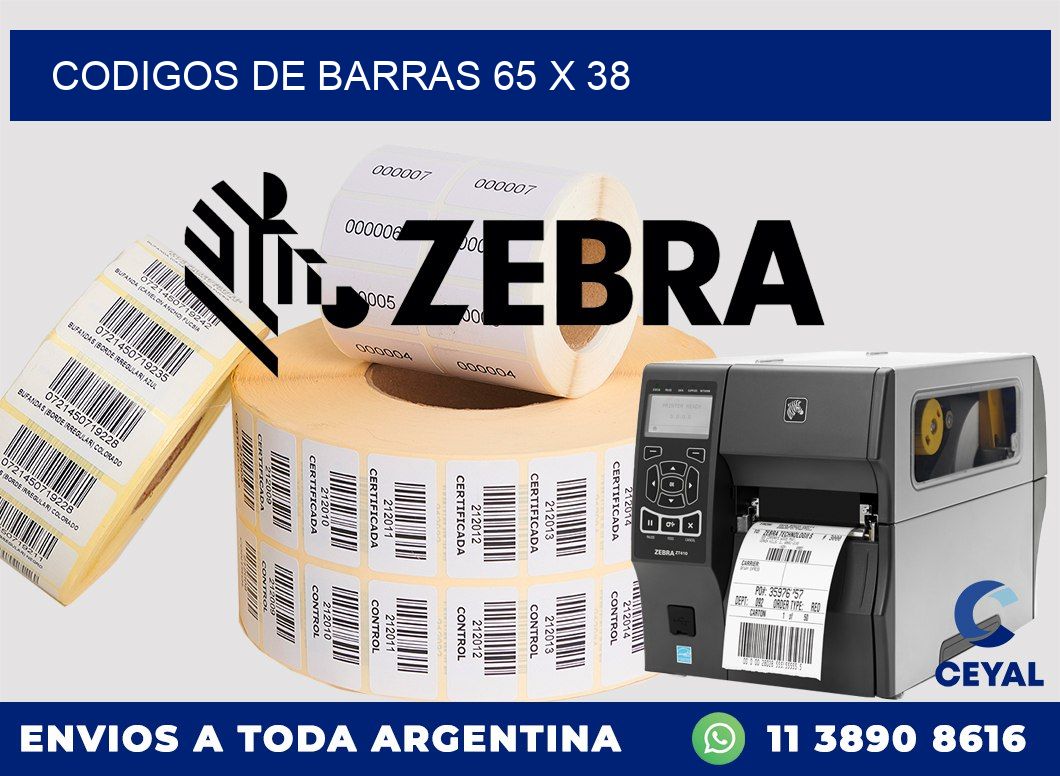 codigos de barras 65 x 38