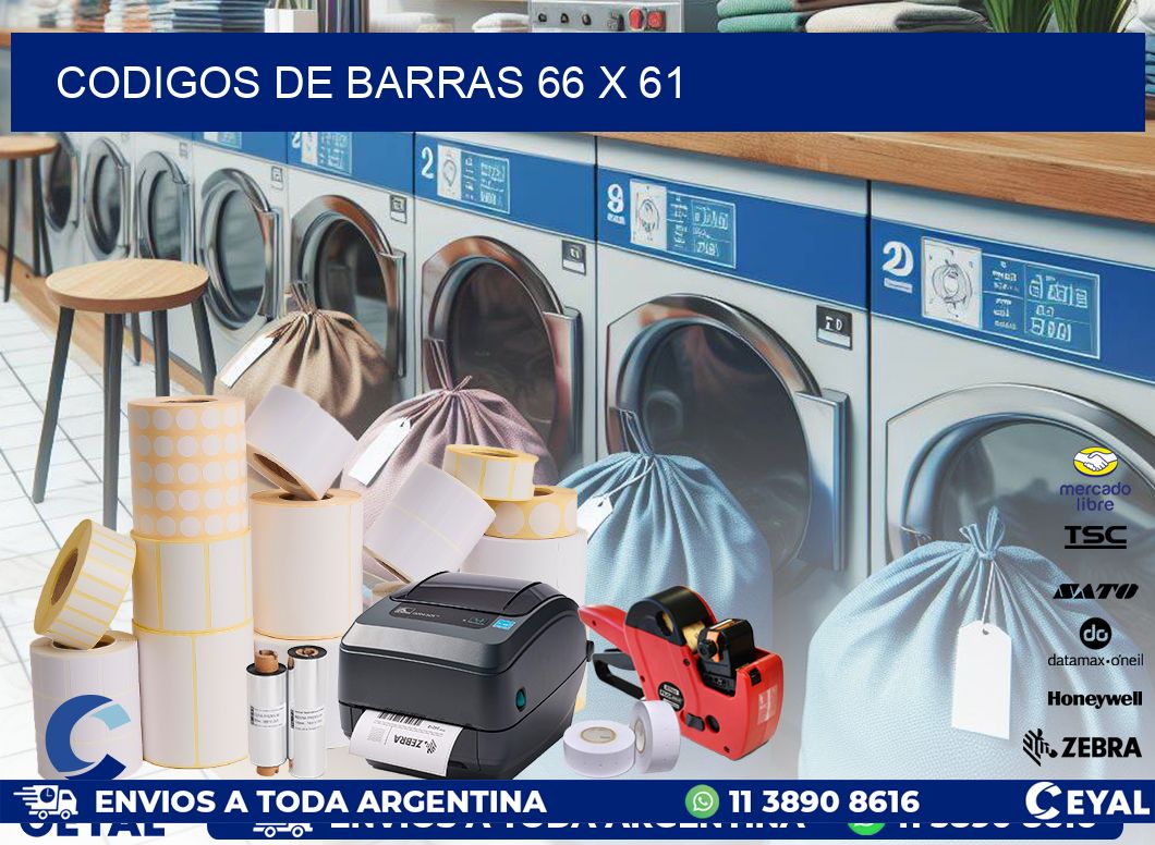 codigos de barras 66 x 61