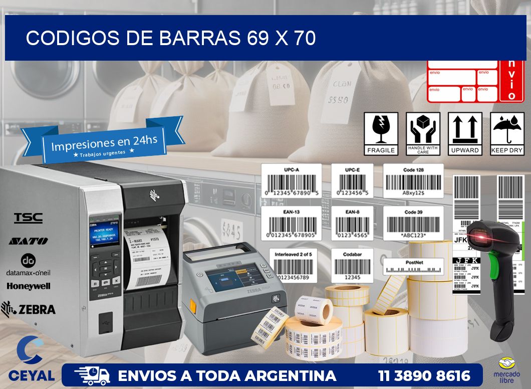 codigos de barras 69 x 70