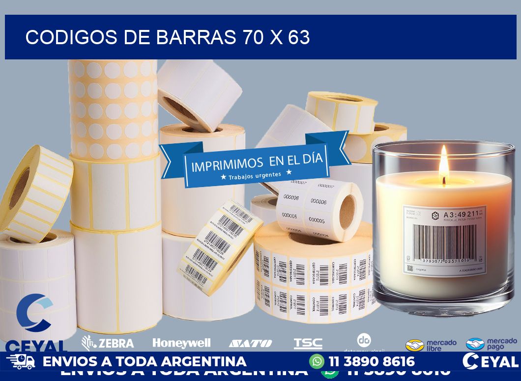 codigos de barras 70 x 63