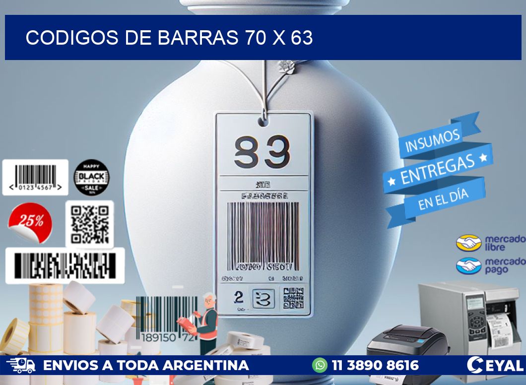 codigos de barras 70 x 63