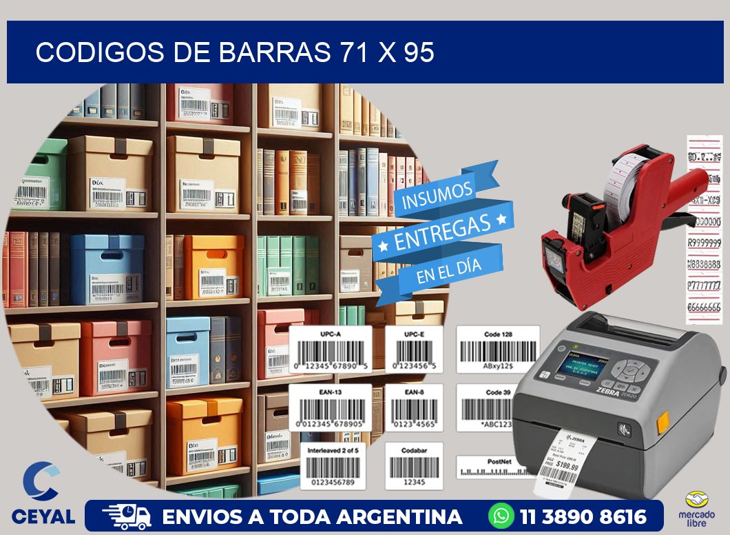 codigos de barras 71 x 95