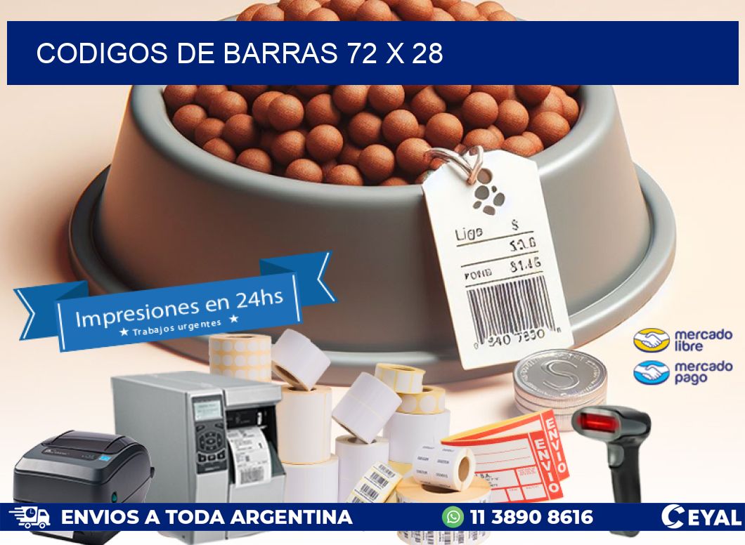 codigos de barras 72 x 28