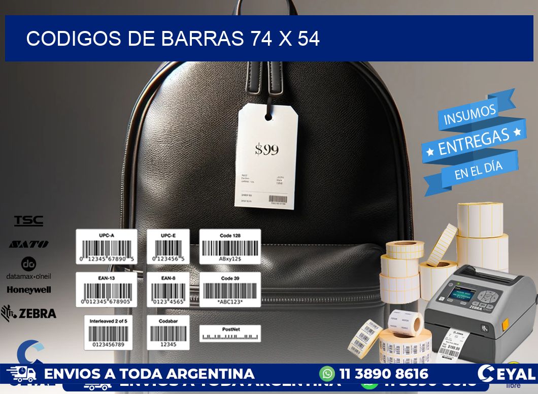 codigos de barras 74 x 54