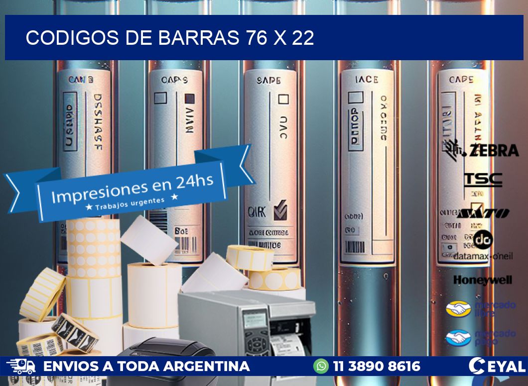 codigos de barras 76 x 22