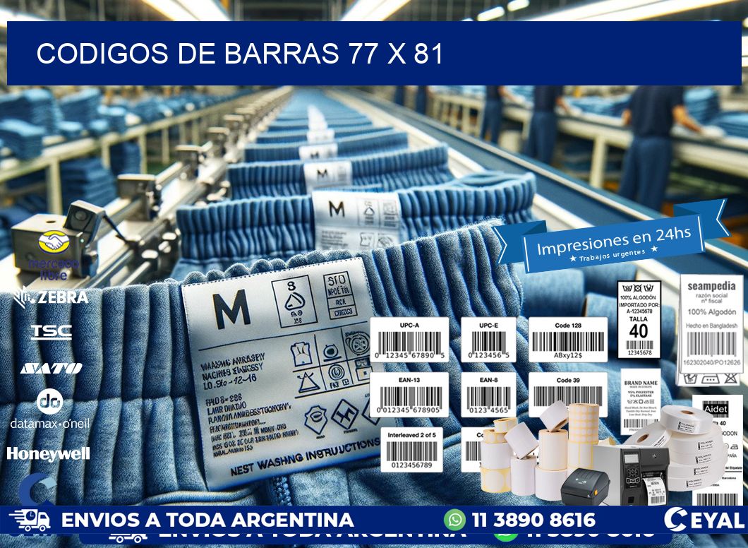 codigos de barras 77 x 81