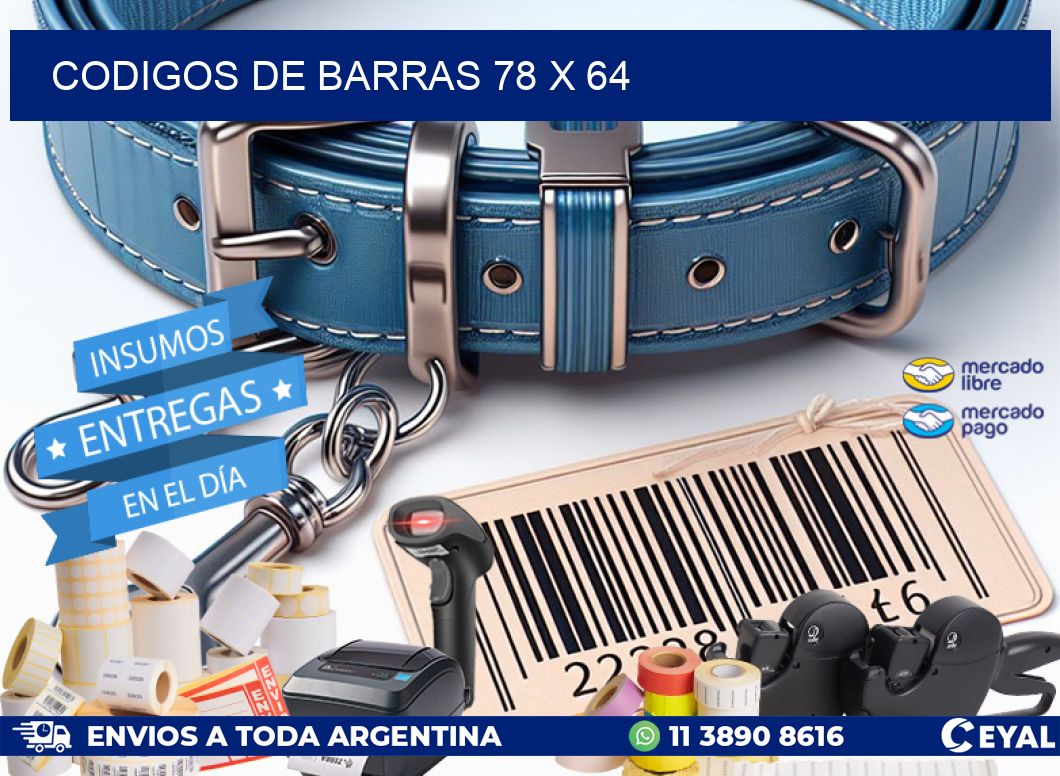 codigos de barras 78 x 64