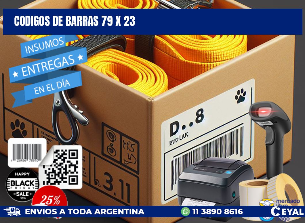codigos de barras 79 x 23
