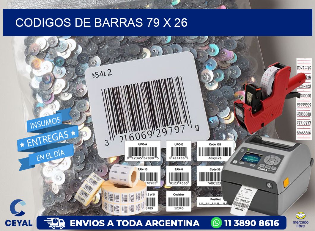 codigos de barras 79 x 26