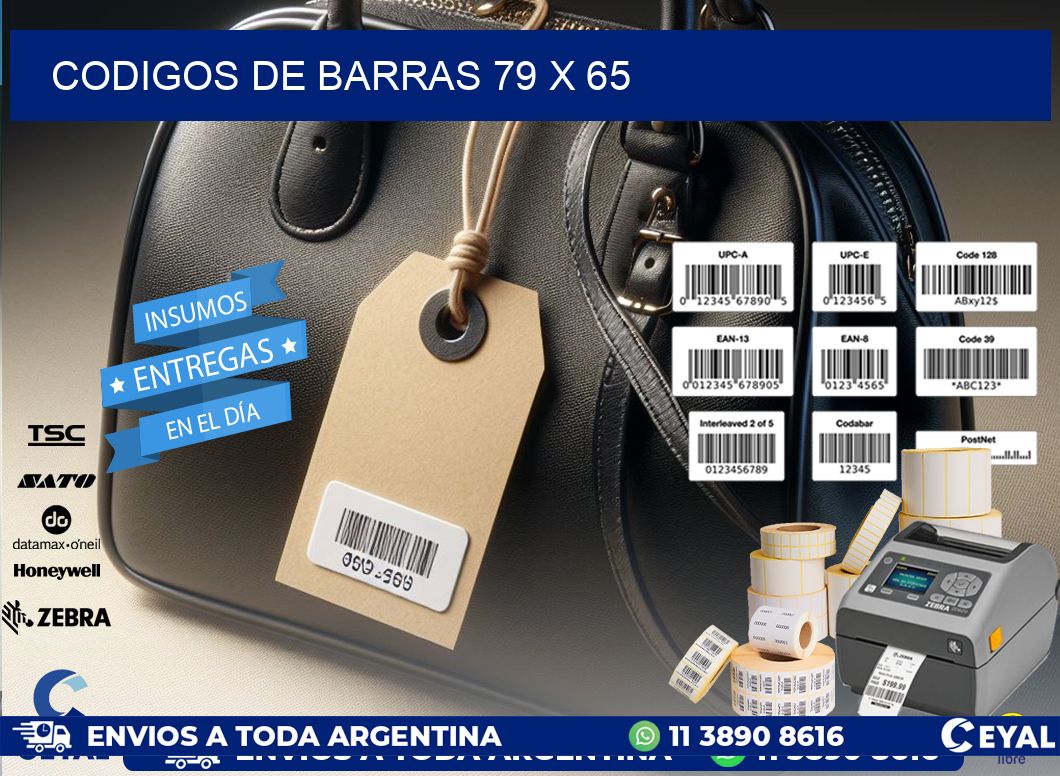codigos de barras 79 x 65