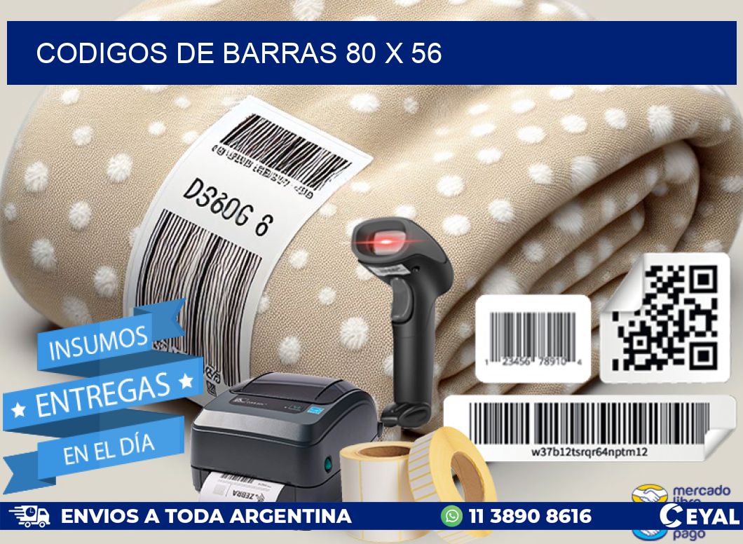 codigos de barras 80 x 56